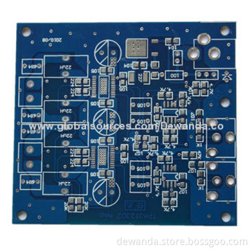 4-layer PCB boards with blue solder mask